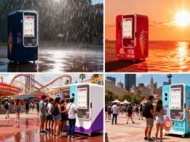 The Profitability Key of Outdoor Ice Cream Vending Machines
